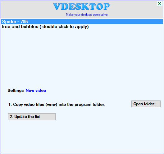 vdesktop vidéo